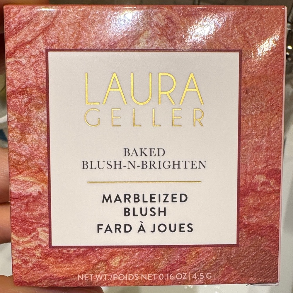Laura Geller Baked Blush-N-Brighten in Pink and Gold